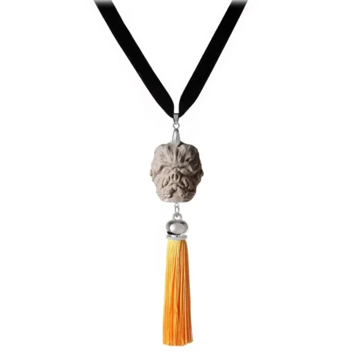 Coffarte Necklaces-- Barocco Val di Noto Necklace - Ragusa - Sicilian Artisan Necklace in Ceramic - Luxury High Quality Handcraft - Avvenice