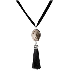 Coffarte Necklaces-- Barocco Val di Noto Necklace - Modica - Sicilian Artisan Necklace in Ceramic - Luxury High Quality Handcraft - Avvenice