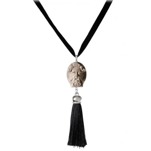 Coffarte Necklaces-- Barocco Val di Noto Necklace - Modica - Sicilian Artisan Necklace in Ceramic - Luxury High Quality Handcraft - Avvenice