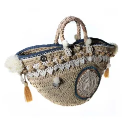 Coffarte Bags-- Great Trinacria Coffa - Sicilian Artisan Handbag - Sicilian Coffa - Luxury High Quality Handicraft Bag - Avvenice