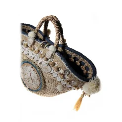 Coffarte Bags-- Great Trinacria Coffa - Sicilian Artisan Handbag - Sicilian Coffa - Luxury High Quality Handicraft Bag - Avvenice