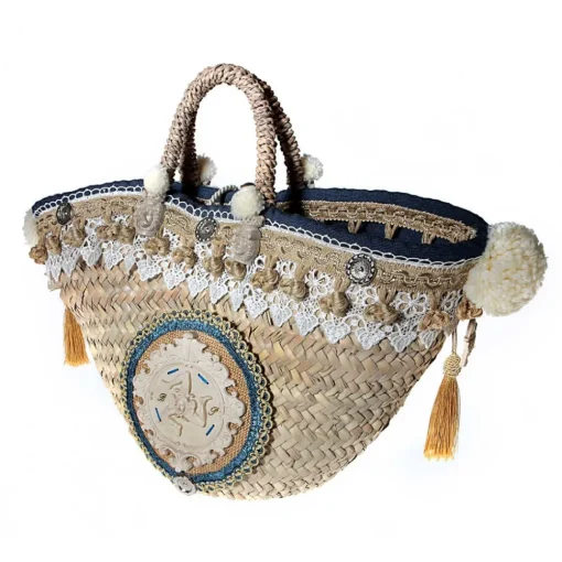 Coffarte Bags-- Great Trinacria Coffa - Sicilian Artisan Handbag - Sicilian Coffa - Luxury High Quality Handicraft Bag - Avvenice