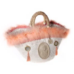 Coffarte Bags-- Medium Cameo Coffa - Sicilian Artisan Handbag - Sicilian Coffa - Luxury High Quality Handicraft Bag - Avvenice