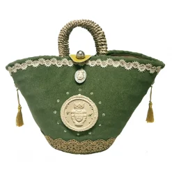 Coffarte Bags-- Medium Moro Sicily Coffa - Sicilian Artisan Handbag - Sicilian Coffa - Luxury High Quality Handicraft - Avvenice