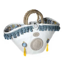 Coffarte Bags-- Medium Sun Coffa - Sicilian Artisan Handbag - Sicilian Coffa - Luxury High Quality Handicraft Bag - Avvenice