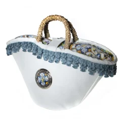 Coffarte Bags-- Medium Sun Coffa - Sicilian Artisan Handbag - Sicilian Coffa - Luxury High Quality Handicraft Bag - Avvenice