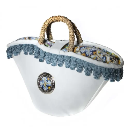 Coffarte Bags-- Medium Sun Coffa - Sicilian Artisan Handbag - Sicilian Coffa - Luxury High Quality Handicraft Bag - Avvenice