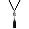 Coffarte Necklaces-- Mora 3D Necklace - Black - Sicilian Artisan Necklace in Ceramic - Luxury High Quality Handcraft Necklace - Avvenice