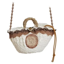 Coffarte Bags-- Pochette Cameo Coffa - Jewelry - Sicilian Artisan Handbag - Sicilian Coffa - Luxury High Quality Handicraft Bag - Avvenice