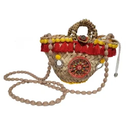 Coffarte Bags-- Pochette Cart Wheel Coffa - Jewelry - Sicilian Artisan Handbag - Sicilian Coffa - Luxury High Quality Handicraft Bag - Avvenice