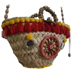 Coffarte Bags-- Pochette Cart Wheel Coffa - Jewelry - Sicilian Artisan Handbag - Sicilian Coffa - Luxury High Quality Handicraft Bag - Avvenice
