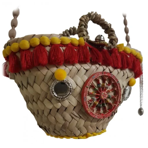 Coffarte Bags-- Pochette Cart Wheel Coffa - Jewelry - Sicilian Artisan Handbag - Sicilian Coffa - Luxury High Quality Handicraft Bag - Avvenice