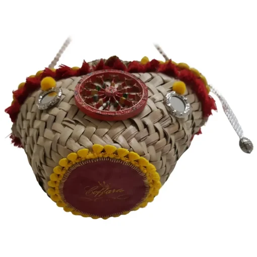 Coffarte Bags-- Pochette Cart Wheel Coffa - Jewelry - Sicilian Artisan Handbag - Sicilian Coffa - Luxury High Quality Handicraft Bag - Avvenice
