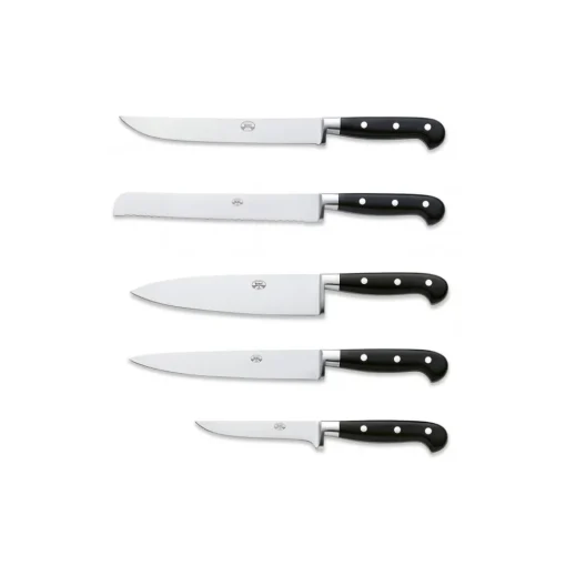 Coltellerie Berti - 1895 Kitchen & Dining-- Made to Measure I Forgings 5 Pcs. Ctp - N. 4525 - Exclusive Artisan Knives - Handmade in Italy - Avvenice