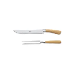 Coltellerie Berti - 1895 Kitchen & Dining-- Roast Knives Kit - N. 551 - Exclusive Artisan Knives - Handmade in Italy - Avvenice