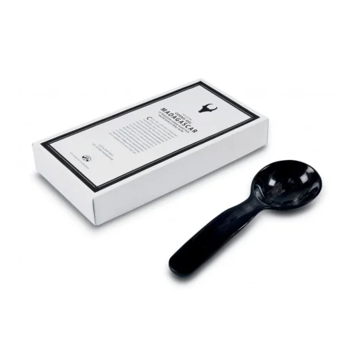 Corno del Madagascar Kitchen & Dining-by Coltellerie Berti 1895 - Risotto spoon - N. 6005 - Zebu Horn - Handmade Exclusive Artisan Accessories - Avvenice