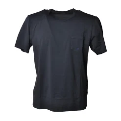 C.P. Company T-shirt-- Basic T-Shirt with Front Pocket - Blue - Luxury Exclusive Collection - Avvenice
