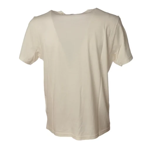C.P. Company T-shirt-- Cotton T-Shirt - Cream - Luxury Exclusive Collection - Avvenice