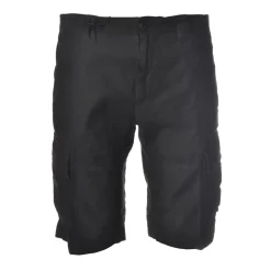 C.P. Company Trousers-- Gabardine Bermuda with Pockets - Black - Trousers - Luxury Exclusive Collection - Avvenice