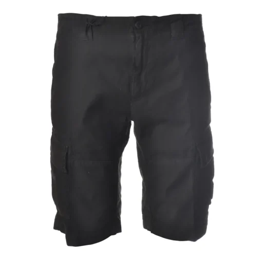 C.P. Company Trousers-- Gabardine Bermuda with Pockets - Black - Trousers - Luxury Exclusive Collection - Avvenice