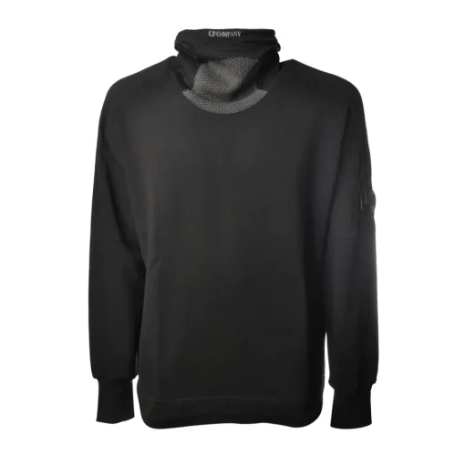 C.P. Company Sweatshirts-- High Neck Sweatshirt - Black - Sweater - Luxury Exclusive Collection - Avvenice