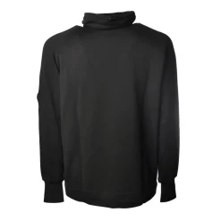 C.P. Company Sweatshirts-- High Neck Sweatshirt - Black - Sweater - Luxury Exclusive Collection - Avvenice