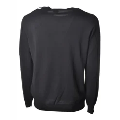 C.P. Company Knitwears-- Long Sleeve Crewneck Cotton Sweater - Blue - Pullover - Luxury Exclusive Collection - Avvenice