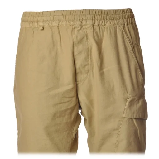 C.P. Company Trousers-- Low Crotch Cargo Trousers - Sand - Trousers - Luxury Exclusive Collection - Avvenice