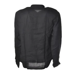 C.P. Company Shirts-- Mandarin Collar Shirt - Blue - Luxury Exclusive Collection - Avvenice