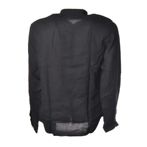 C.P. Company Shirts-- Mandarin Collar Shirt - Blue - Luxury Exclusive Collection - Avvenice