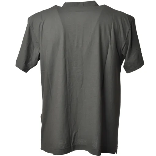 C.P. Company T-shirt-- Polo Shirt With Central Buttons  - Grey - Sweater - Luxury Exclusive Collection - Avvenice