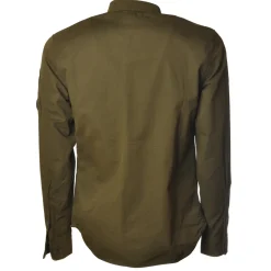 C.P. Company Shirts-- Sports Shirt with Pockets And Logo - Green - Shirts - Luxury Exclusive Collection - Avvenice