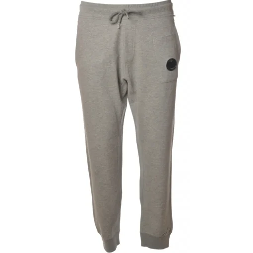 C.P. Company Trousers-- Sweatshirt Trousers With Pocket - Mélange Gray - Trousers - Luxury Exclusive Collection - Avvenice