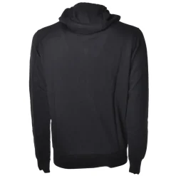 C.P. Company Sweatshirts-- Sweatshirt With Central Front Zip - Blue - Sweatshirt - Luxury Exclusive Collection - Avvenice