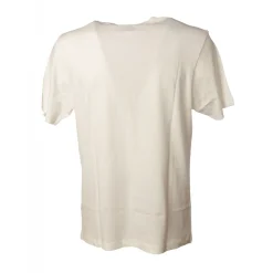 C.P. Company T-shirt-- T-Shirt with Front Print - Cream - Sweater - Luxury Exclusive Collection - Avvenice