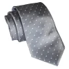 Coffret Cravates E.G. Ties & Bow Ties-Cravates E.G. - Polka Dot Tie - Ice Gray - Avvenice