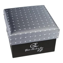 Coffret Cravates E.G. Ties & Bow Ties-Cravates E.G. - Polka Dot Tie - Ice Gray - Avvenice