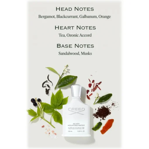 Creed 1760 Fragrances-- Silver Mountain Water - Fragrances Men - Exclusive Luxury Fragrances - 100 ml - Avvenice