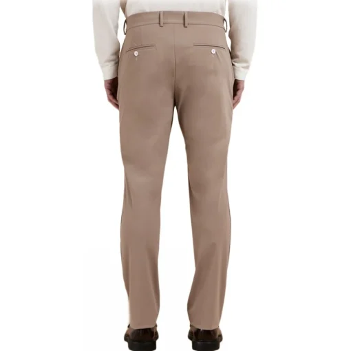 Cruna Trousers-- Brera Trousers - 0001 - Taupe Grey - Handmade in Italy - Luxury High Quality Collection - Avvenice