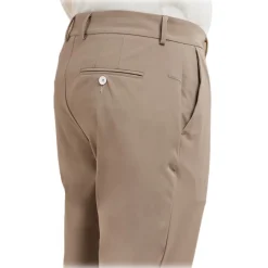 Cruna Trousers-- Brera Trousers - 0001 - Taupe Grey - Handmade in Italy - Luxury High Quality Collection - Avvenice