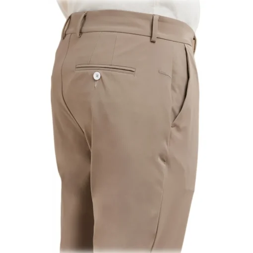 Cruna Trousers-- Brera Trousers - 0001 - Taupe Grey - Handmade in Italy - Luxury High Quality Collection - Avvenice