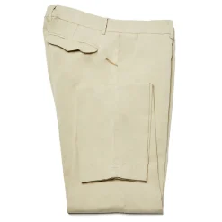 Cruna Trousers-- Marais Trousers in Cotton - 510 - ECRU - Handmade in Italy - Luxury High Quality Pants - Avvenice