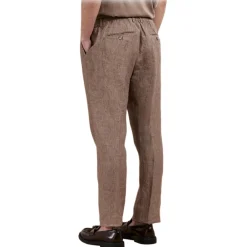 Cruna Trousers-- Mitte Trousers - 1510 - Toupe - Handmade in Italy - Luxury High Quality Collection - Avvenice