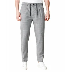 Cruna Trousers-- Mitte Trousers in Fresh Wool - 562 - Medium Grey - Handmade in Italy - Luxury High Quality Pants - Avvenice