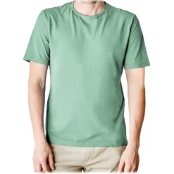 Cruna T-shirt-- Nizza T-Shirt - 573 - Green - Handmade in Italy - Luxury High Quality T-Shirt - Avvenice