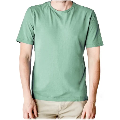 Cruna T-shirt-- Nizza T-Shirt - 573 - Green - Handmade in Italy - Luxury High Quality T-Shirt - Avvenice