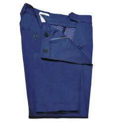 Cruna Trousers-- Raval Trousers in Cotton - 520 - Avio - Handmade in Italy - Luxury High Quality Pants - Avvenice