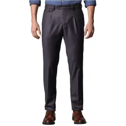 Cruna Trousers-- Raval Trousers in Wool Flannel - 628 - Night Blue - Handmade in Italy - Luxury High Quality Pants - Avvenice