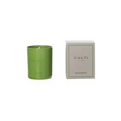 Culti Milano Environment-- Candle Color 250 gr - Gelsomino - Room Fragrances - Green - Fragrances - Luxury - Avvenice