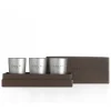 Culti Milano Environment-- Giftbox Candeline Ebano Esperide Velvet Silver - Gift Box - Room Fragrances - Fragrances - Luxury - Avvenice